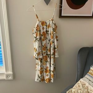 Size medium maternity floral printed boho dress